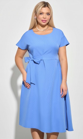 Платье 0083-6а пастельно-голубой 