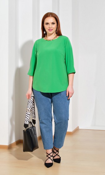 Блуза 0220-1 зеленый