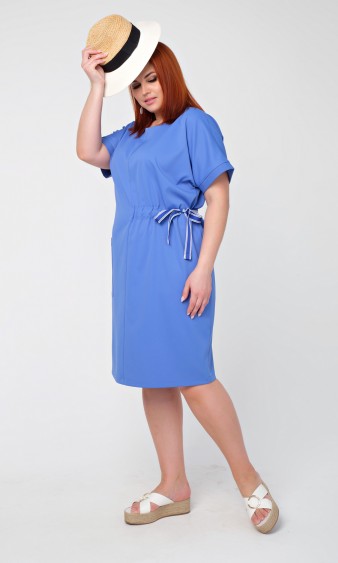 Платье 0090-3 голубой