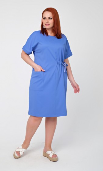 Платье 0090-3 голубой