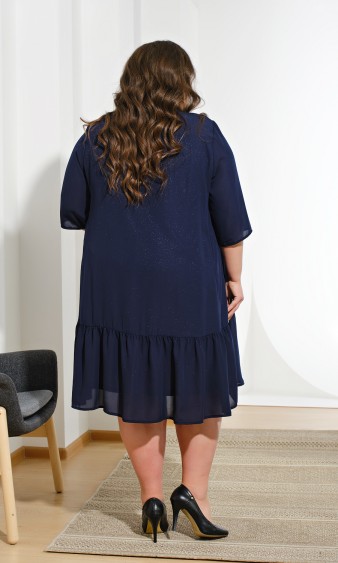 Платье 0028-13 темно-синий