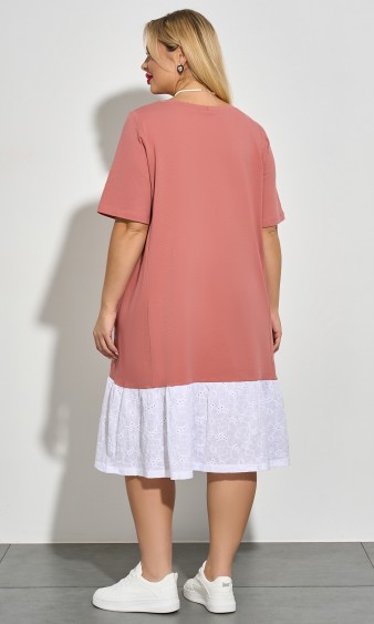 Платье 0267-1c тёмно-розовый